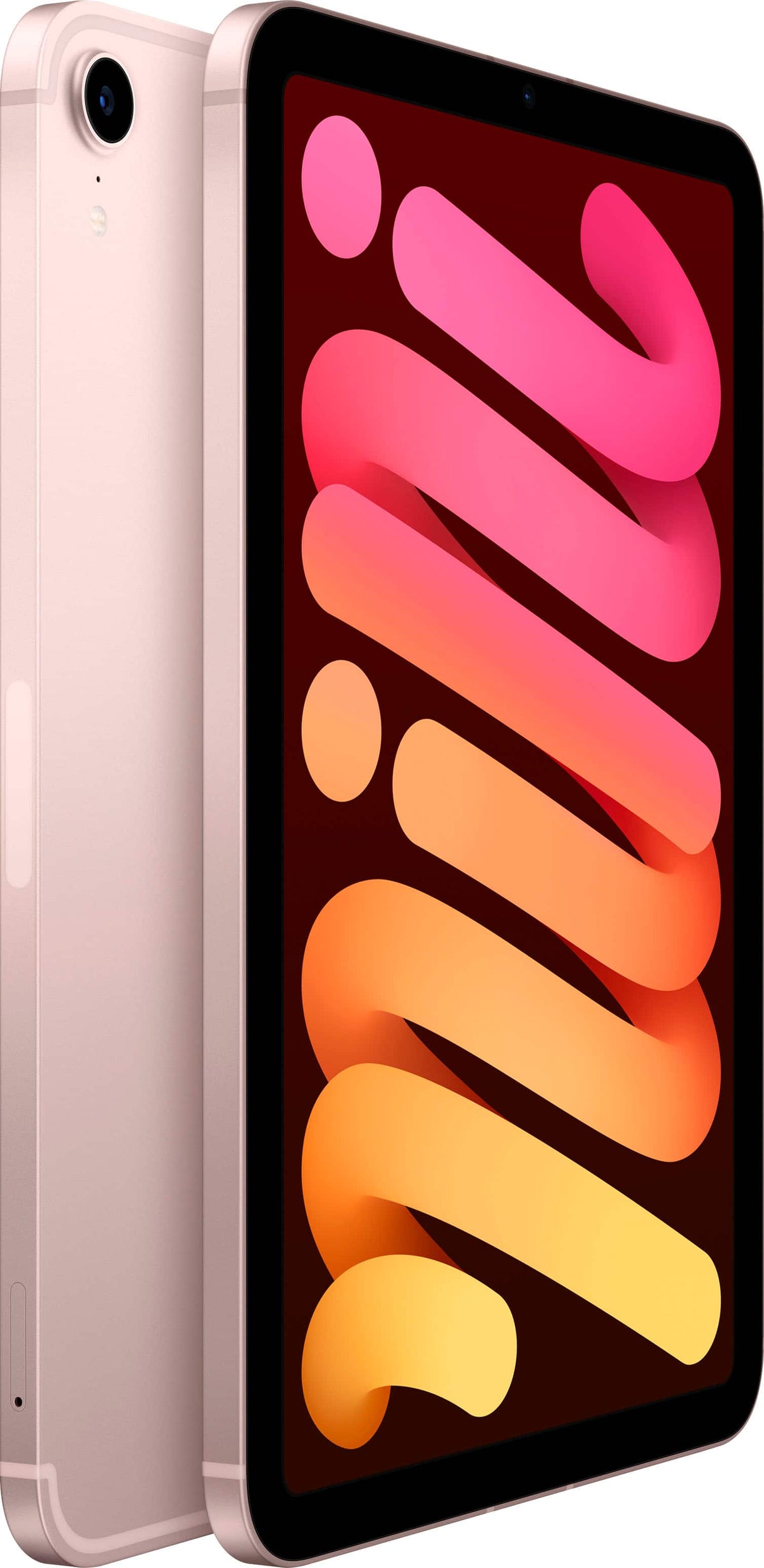 Apple - Geek Squad Certified Refurbished iPad mini (6th Generation) Wi-Fi + Cellular - 64GB - Pink