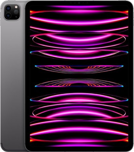 Apple - Refurbished Good - 11-Inch iPad Pro (4th Generation) M2 chip Wi-Fi + Cellular - 256GB - Space Gray (Unlocked)
