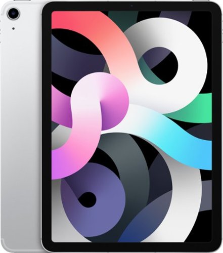 Apple - Geek Squad Refurbished Good - 10.9-Inch iPad Air - (4th Generation) with Wi-Fi + Cellular - 64GB - Silver (Unlocked)