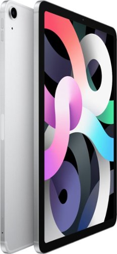 Apple - Geek Squad Refurbished Good - 10.9-Inch iPad Air - (4th Generation) with Wi-Fi + Cellular - 64GB - Silver (Unlocked)