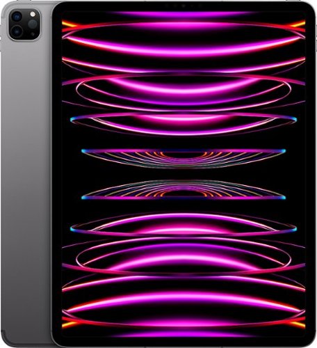 Apple - 12.9-Inch iPad Pro (6th Generation) M2 Wi-Fi + Cellular - 128GB - Space Gray (Unlocked)