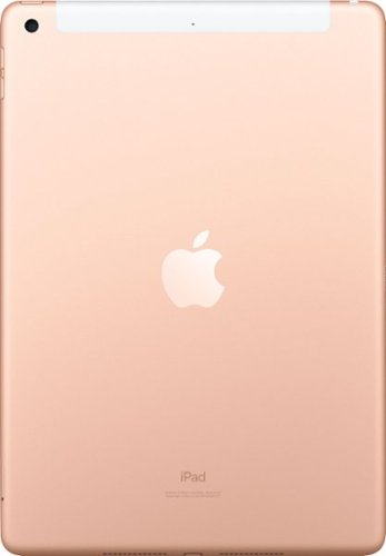 Apple - Geek Squad Certified Refurbished iPad with Wi-Fi + Cellular - 32GB (Unlocked) - Gold