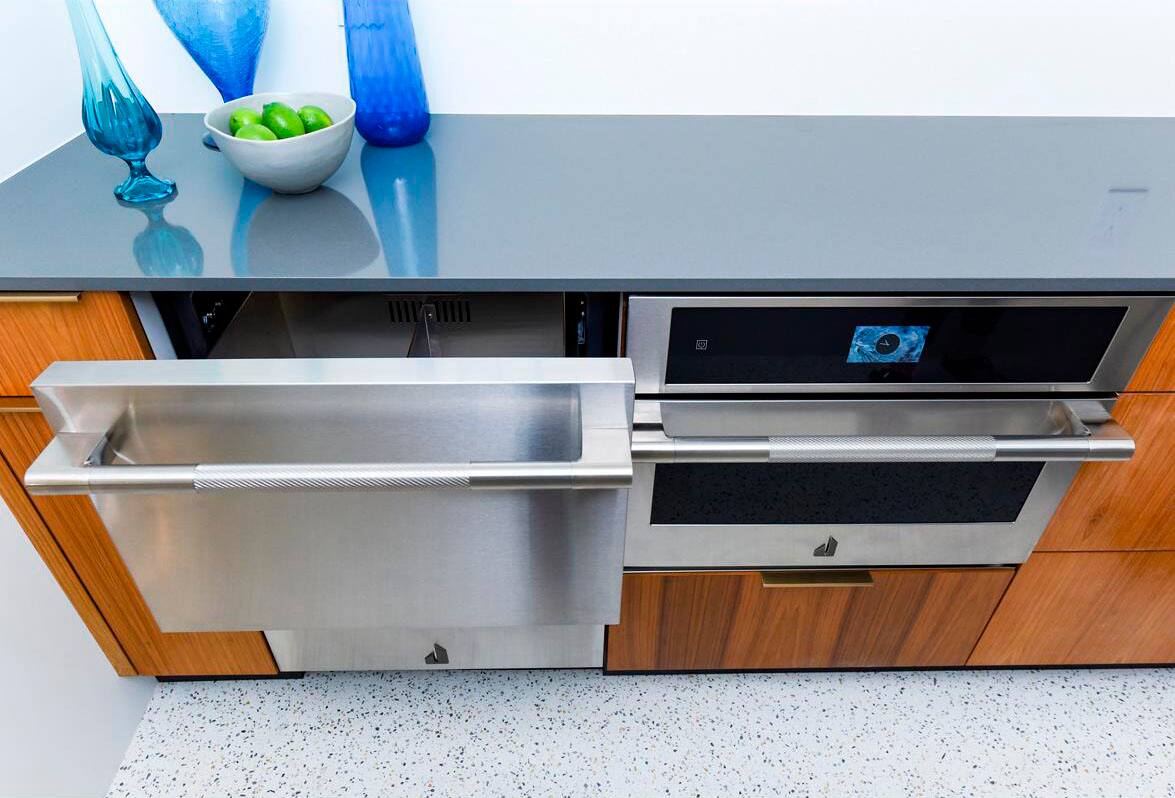JennAir - RISE 1.2 Cu. Ft. Built-in Microwave Drawer - Stainless Steel