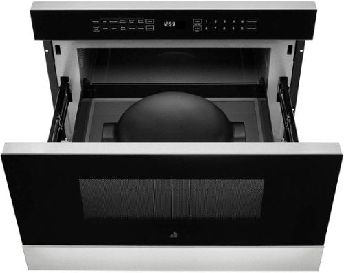 JennAir - NOIR 1.2 Cu. Ft. Built-in Microwave Drawer - Floating Black Glass