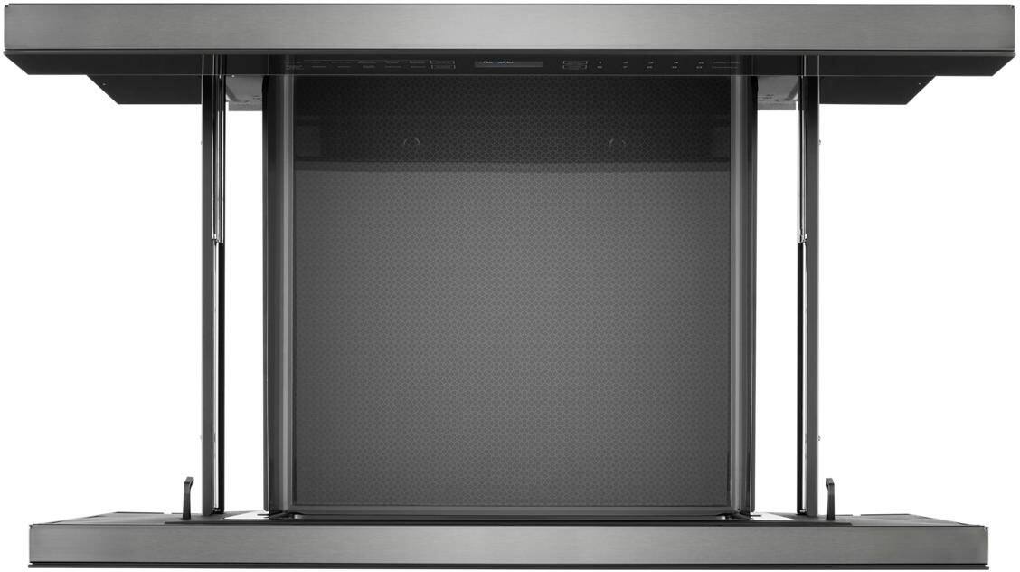 JennAir - NOIR 1.2 Cu. Ft. Built-in Microwave Drawer - Floating Black Glass
