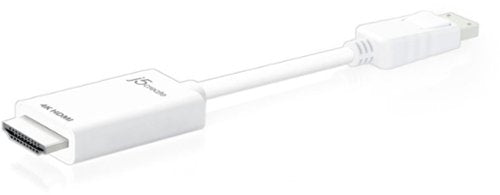 j5create - 4K HDMI DisplayPort Cable - White