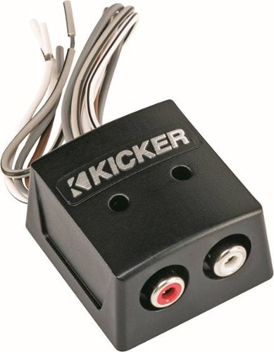 KICKER - Speaker wire-to-RCA Converter - Black