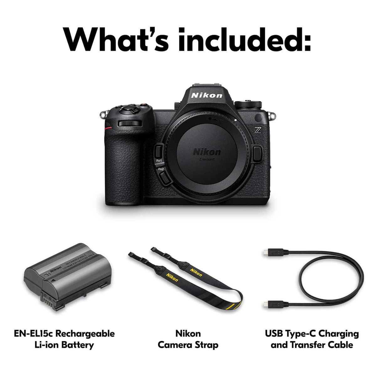 Nikon - Z6III FX-format Mirrorless Camera Body - Black