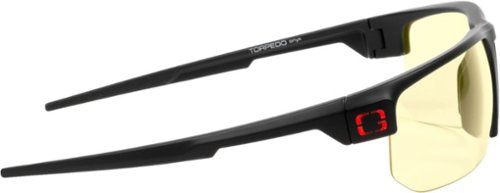GUNNAR - Torpedo Computer Glasses with Blue Light Reduction , Amber Lenses - Onyx