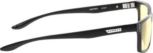 GUNNAR - Vertex Computer Glasses with Blue Light Reduction , Amber Lenses - Onyx