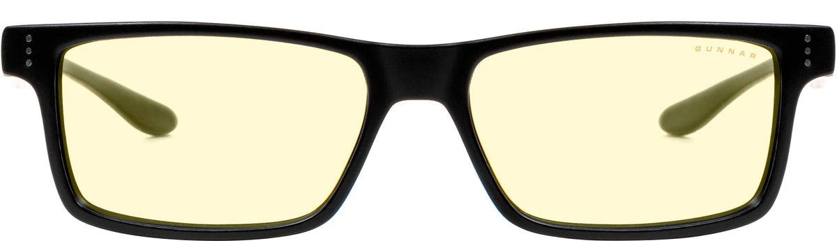 GUNNAR - Vertex Computer Glasses with Blue Light Reduction , Amber Lenses - Onyx