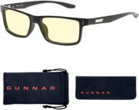 GUNNAR - Vertex Computer Glasses with Blue Light Reduction , Amber Lenses - Onyx