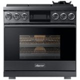 Dacor - 36 in. Wide 6 Burner Contemporary 5.4 Cu. Ft. Self-Cleaning Freestanding Gas Convection Range, LP Convertible - Graphite