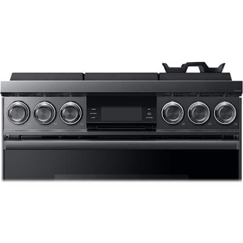 Dacor - 36 in. Wide 6 Burner Contemporary 5.4 Cu. Ft. Self-Cleaning Freestanding Gas Convection Range, LP Convertible - Graphite