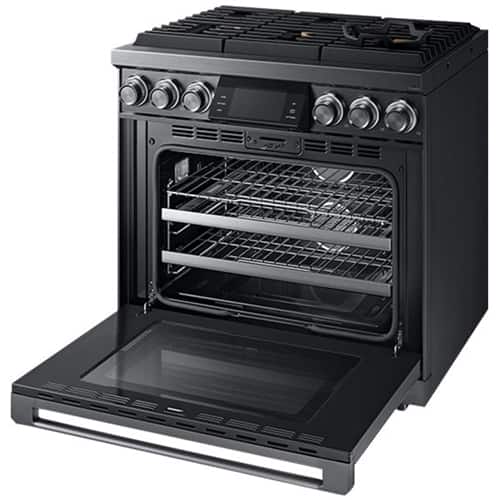 Dacor - 36 in. Wide 6 Burner Contemporary 5.4 Cu. Ft. Self-Cleaning Freestanding Gas Convection Range, LP Convertible - Graphite