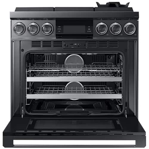 Dacor - 36 in. Wide 6 Burner Contemporary 5.4 Cu. Ft. Self-Cleaning Freestanding Gas Convection Range, LP Convertible - Graphite