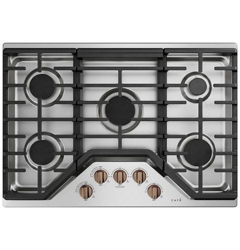 Café - 30" Gas Cooktop, Customizable - Stainless Steel