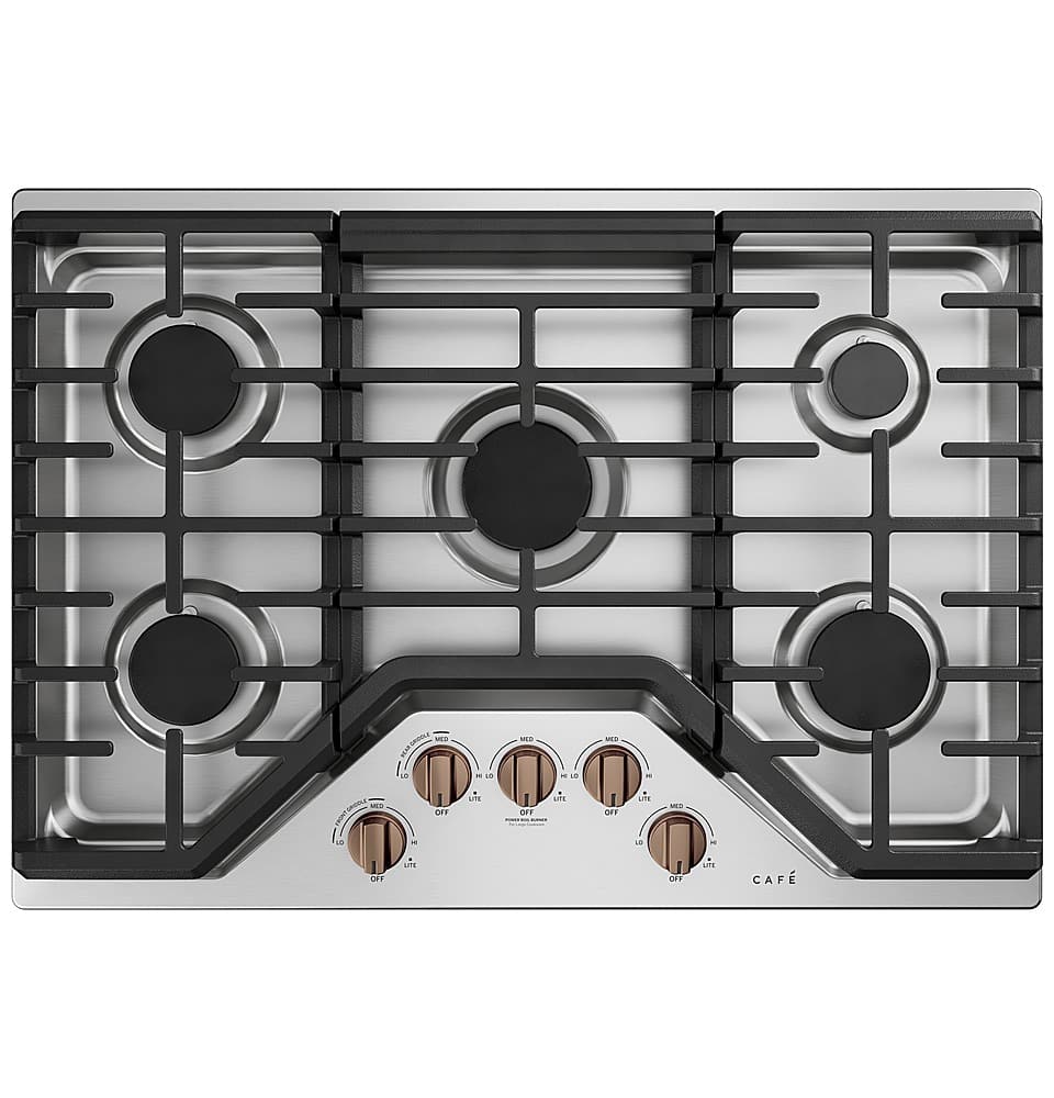 Café - 30" Gas Cooktop, Customizable - Stainless Steel
