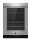 JennAir - 13-Bottle Built-In Dual Zone Beverage Cooler - Stainless Steel