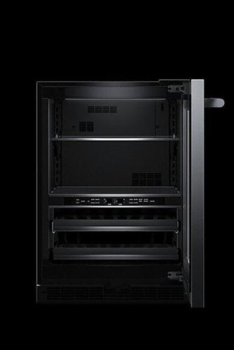 JennAir - 13-Bottle Built-In Dual Zone Beverage Cooler - Stainless Steel