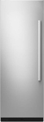 JennAir - NOIR Left Swing Door Panel Kit for Select 30" Jenn-Air Built-In Column Refrigerators - Stainless Steel