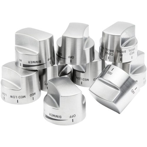 Viking - Control Knob Set for Ranges - Stainless Steel
