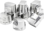 Viking - Control Knob Set for Ranges - Stainless Steel