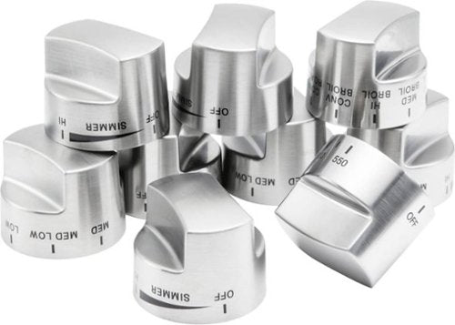 Viking - Control Knob Set for Ranges - Stainless Steel