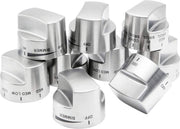 Viking - Control Knob Set for Ranges - Stainless Steel