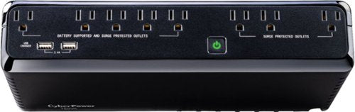 CyberPower - 750VA Battery Back-Up System - Black