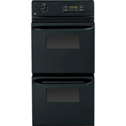 GE - 24" Built-In Double Electric Wall Oven - Black