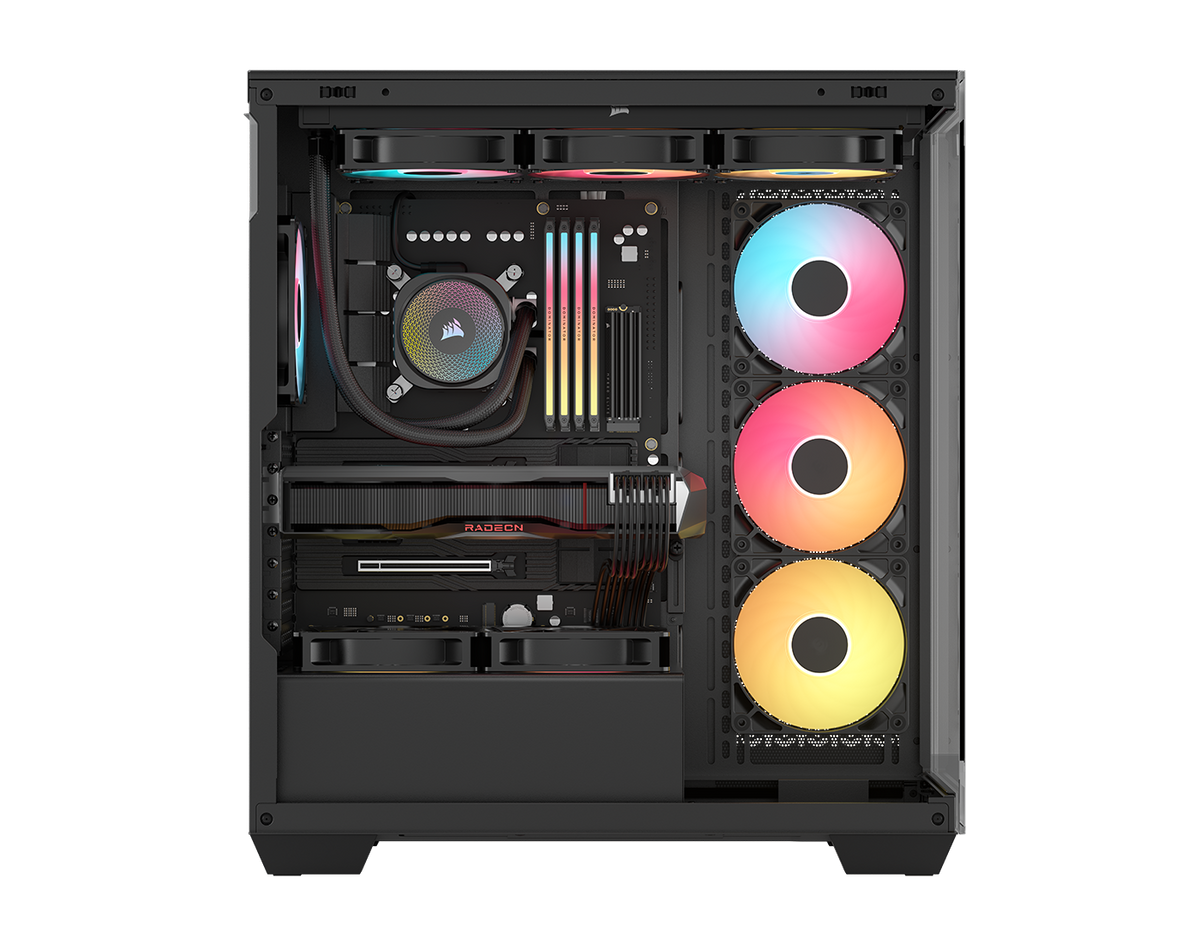 CORSAIR - 3500X RS-R ARGB ATX Mid-Tower PC Case - Black