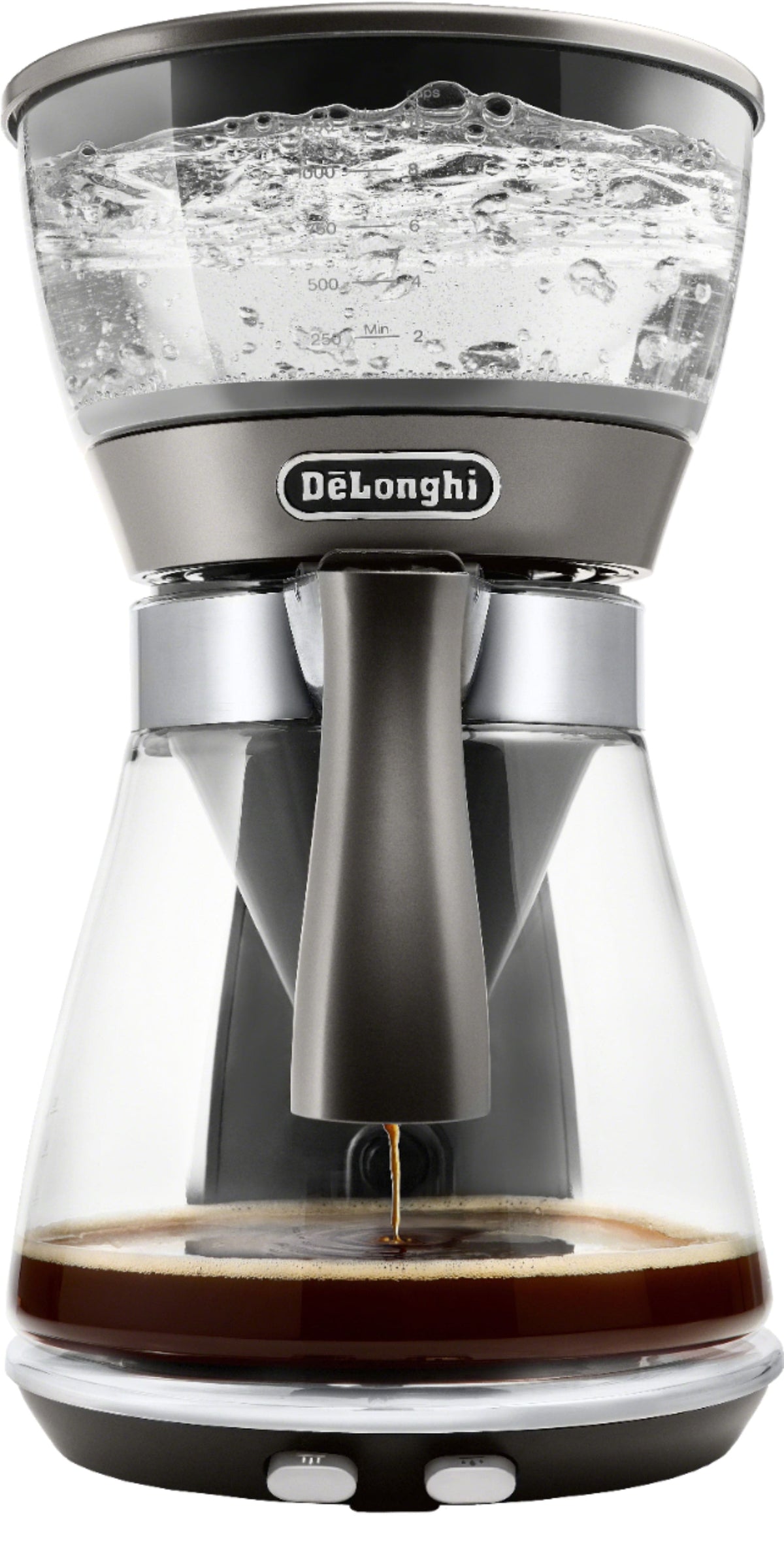 De'Longhi - 8-Cup Coffee Maker - Silver Metallic