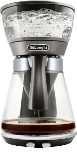 De'Longhi - 8-Cup Coffee Maker - Silver Metallic