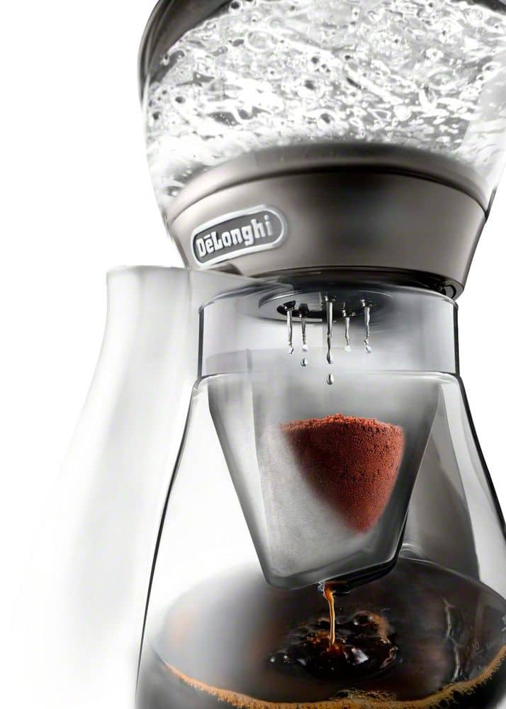 De'Longhi - 8-Cup Coffee Maker - Silver Metallic