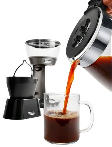 De'Longhi - 8-Cup Coffee Maker - Silver Metallic