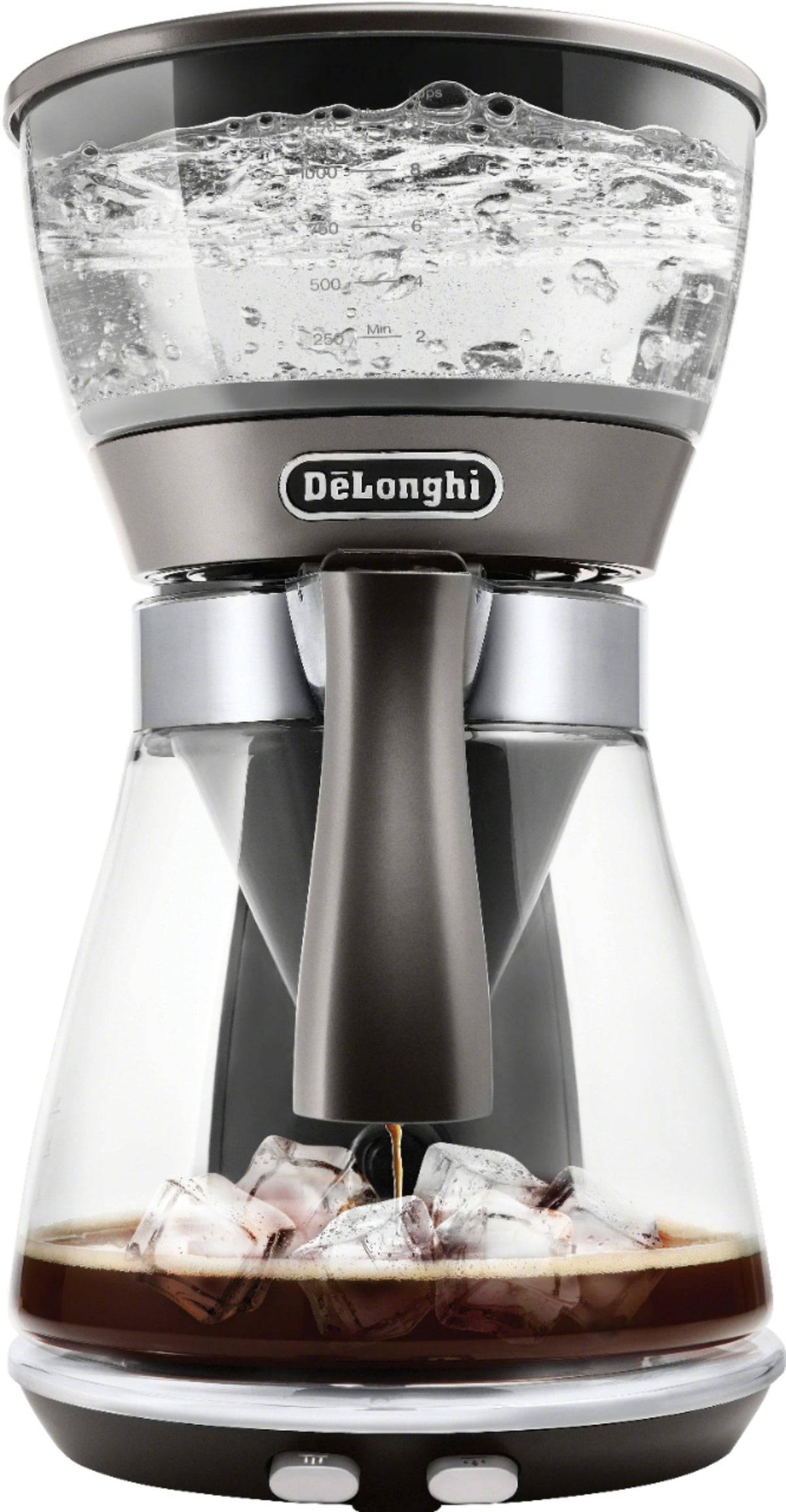 De'Longhi - 8-Cup Coffee Maker - Silver Metallic