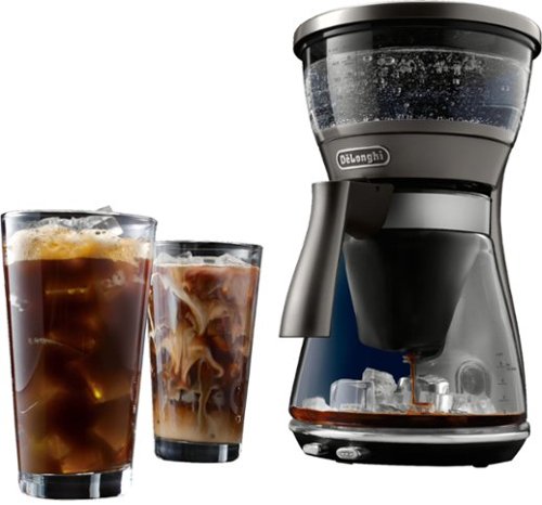 De'Longhi - 8-Cup Coffee Maker - Silver Metallic