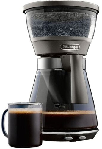 De'Longhi - 8-Cup Coffee Maker - Silver Metallic