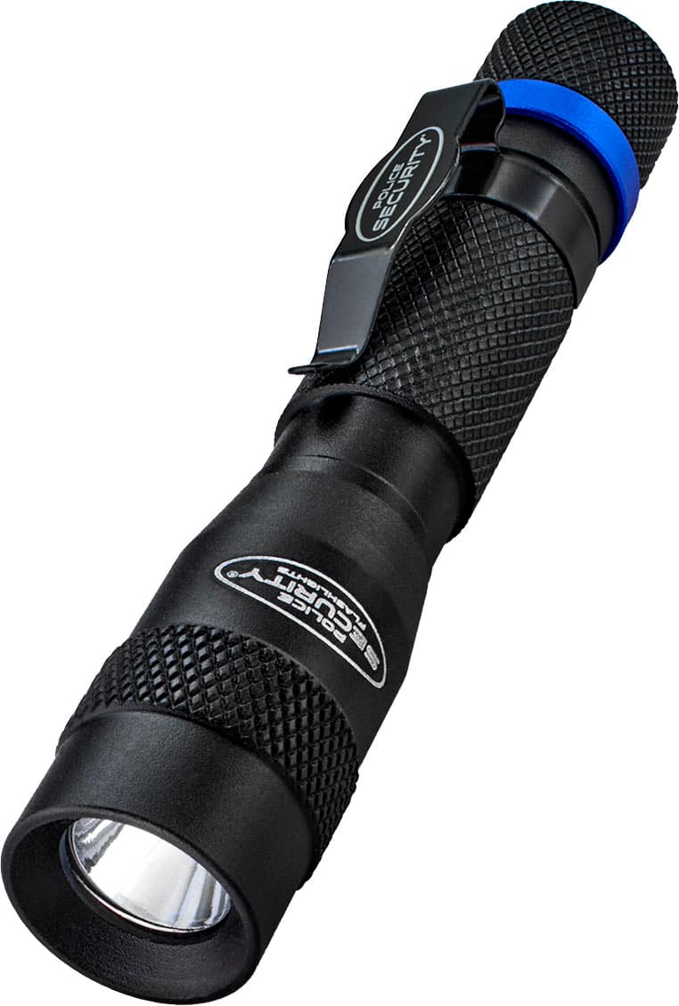 Police Security - 45 Lumen LED Flashlight - Black