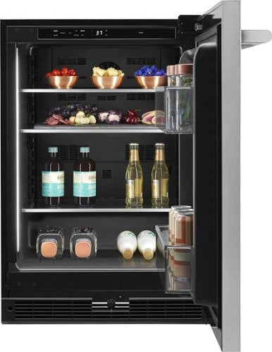 JennAir - 5 Cu. Ft. Built-In Mini Fridge - Stainless Steel