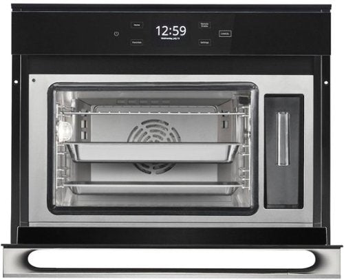 JennAir - NOIR 24" Built-In Single Electric Convection Wall Oven - Floating Black Glass