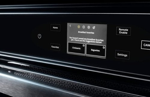 JennAir - NOIR 24" Built-In Single Electric Convection Wall Oven - Floating Black Glass