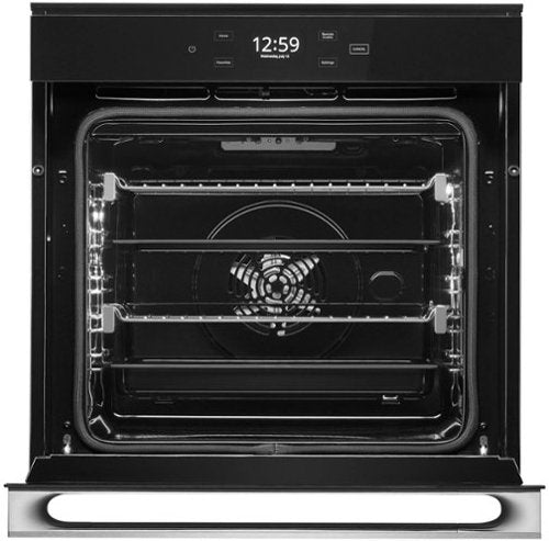 JennAir - NOIR 24" Built-In Single Electric Convection Wall Oven - Floating Black Glass