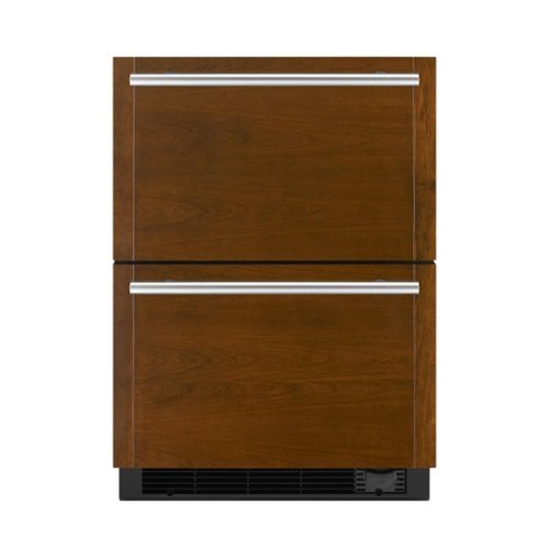 JennAir - 4.7 Cu. Ft. Built-In Double Drawer Refrigerator/Freezer - Custom Panel Ready