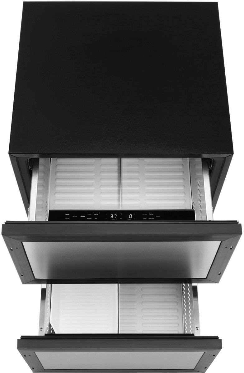JennAir - 4.7 Cu. Ft. Built-In Double Drawer Refrigerator/Freezer - Custom Panel Ready