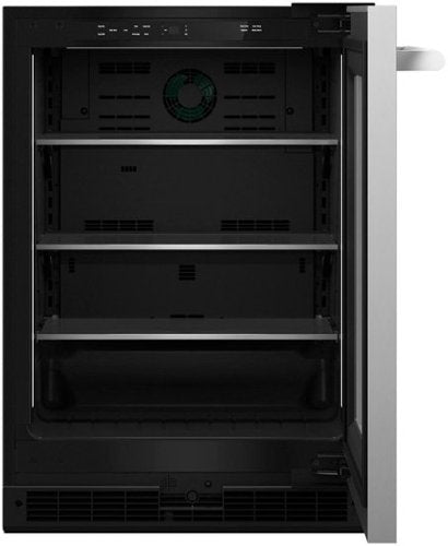 JennAir - NOIR 5.2 Cu. Ft. Built-In Mini Fridge - Stainless Steel