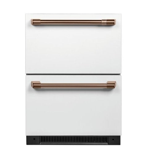 Café - 5.7 Cu. Ft. Built-In Dual-Drawer Refrigerator - Matte White