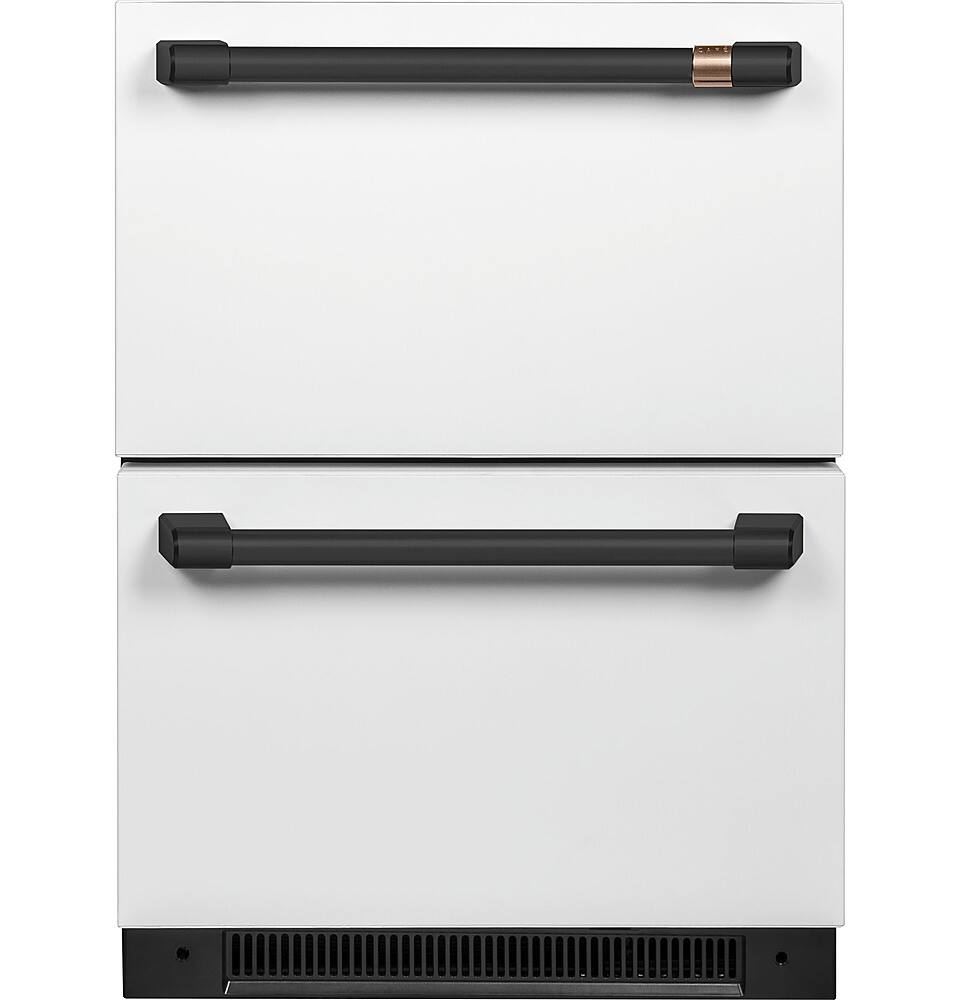 Café - 5.7 Cu. Ft. Built-In Dual-Drawer Refrigerator - Matte White