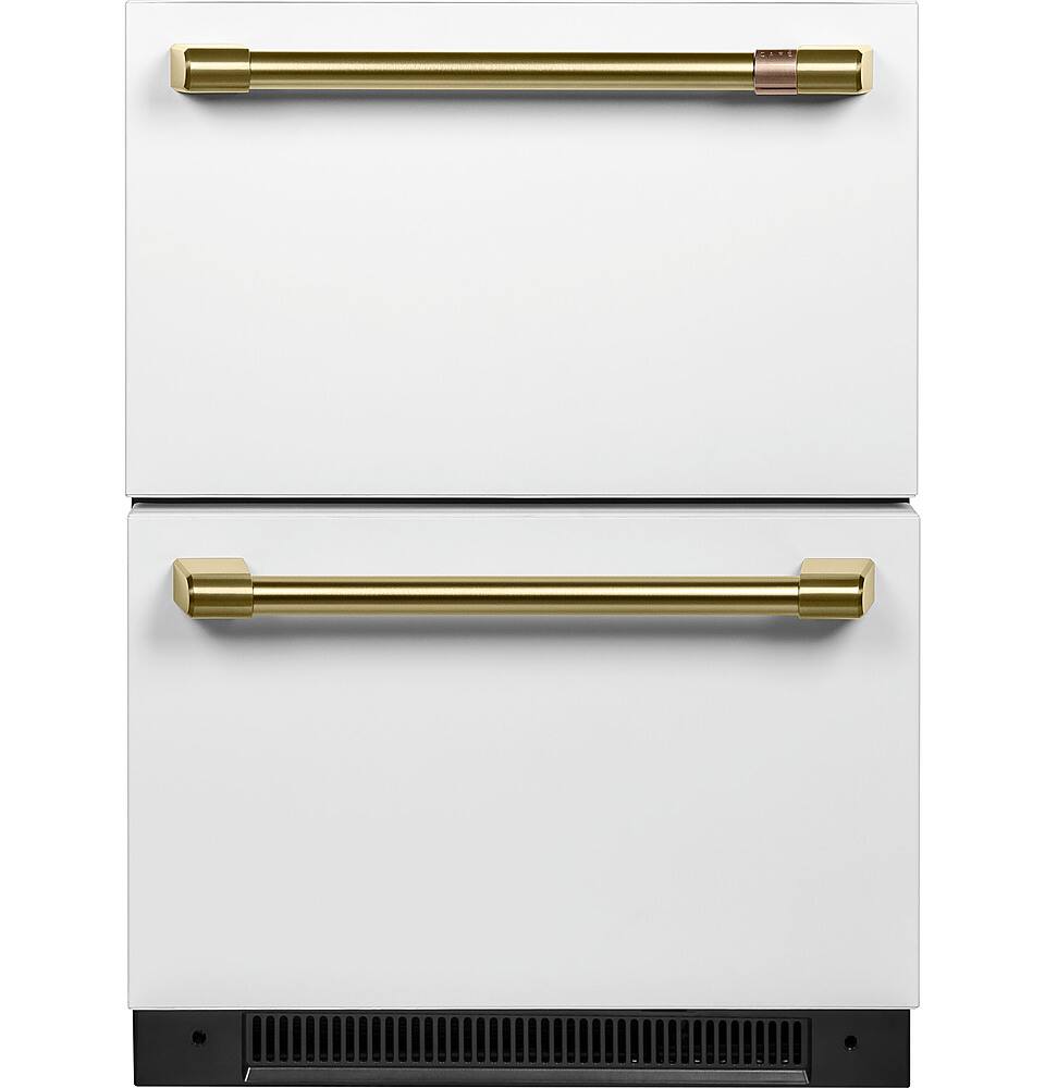 Café - 5.7 Cu. Ft. Built-In Dual-Drawer Refrigerator - Matte White